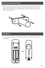 Preview for 3 page of Wasserstein Solar Panel for Blink Video Doorbell User Manual