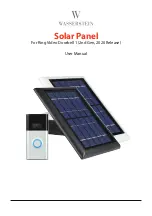 Wasserstein Solar Panel For Ring Video Doorbell 1 User Manual preview