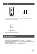 Preview for 2 page of Wasserstein Wall Plate for Blink Video Doorbell User Manual