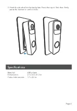 Preview for 5 page of Wasserstein Wall Plate for Blink Video Doorbell User Manual