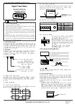 Preview for 1 page of WATANABE ELECTRIC INDUSTRY A2200 Series Operation Manual