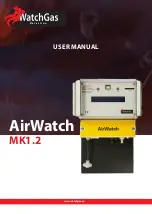 WatchGas AirWatch MK1.2 User Manual preview