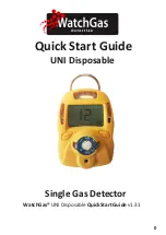 Preview for 1 page of WatchGas UNI Disposable Quick Start Manual