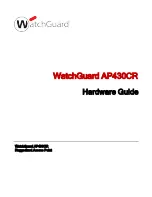 Preview for 1 page of Watchguard AP430CR Hardware Manual