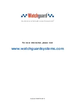 Предварительный просмотр 20 страницы Watchguard DVR613 Quick Start Manual