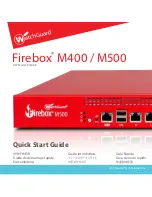 Watchguard Firebox M400 Quick Start Manual preview