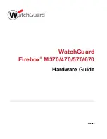 Watchguard Firebox M470 Hardware Manual preview