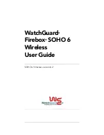 Watchguard Firebox SOHO 6 Wireless User Manual предпросмотр