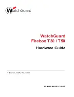 Watchguard Firebox T30 Hardware Manual preview