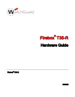 Watchguard Firebox T35-R Hardware Manual предпросмотр