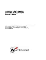 Watchguard Firebox X1250E Hardware Manual предпросмотр