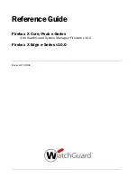 Watchguard Firebox X5500E Reference Manual preview