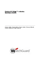 Preview for 1 page of Watchguard Firebox X55E-W Hardware Manual