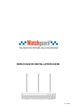 Watchguard NVR335 Quick Installation Manual preview