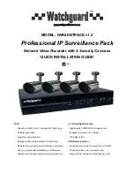 Watchguard NVR4ENTPACK v1.2 Quick Installation Manual preview