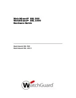 Preview for 1 page of Watchguard SSL 1000 Hardware Manual