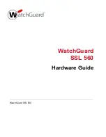 Watchguard SSL 560 Hardware Manual preview