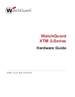 Preview for 1 page of Watchguard WatchGuard XTM 21 Hardware Manual