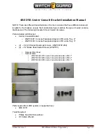 Preview for 1 page of Watchguard WGP01487 Installation Manual