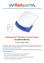 Watchguard WGSIR-500W Installation Manual preview