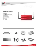 Предварительный просмотр 1 страницы Watchguard Wireless Router Quick Start Manual