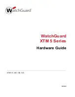 Предварительный просмотр 1 страницы Watchguard XTM 515 Hardware Manual