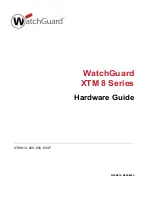 Preview for 1 page of Watchguard XTM 810 Hardware Manual