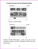 Preview for 28 page of WatchMinder WATCHMINDER3 Instructions Manual