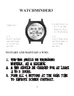 WatchMinder WM3 User Manual preview