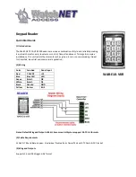 WatchNet WAR-E10-VKR Quick Start Manual preview