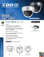 WatchNet XDD-III-DV-W Specifications предпросмотр