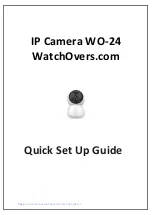 Предварительный просмотр 1 страницы WatchOvers WO-24 Quick Setup Manual