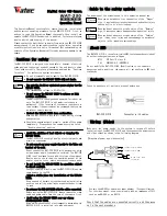 Preview for 1 page of Watec WAT-230 VIVID Operation Manual