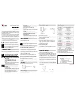 Watec WAT- 320DW Operation Manual предпросмотр