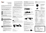 Предварительный просмотр 1 страницы Watec WAT-704R EIA Operation Manual