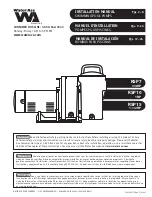 Water Ace RSP10 Installation Manual preview