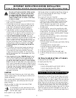 Preview for 2 page of Water Ace RTS5 1/2 HP Installation Manual