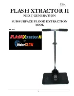 Water Claw Flash Xtractor II AC002 Manual preview