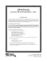 Предварительный просмотр 8 страницы Water Control Corporation BrassMaster Plus TurfMaster Installation And Operation Manual