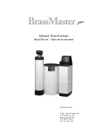 Water Control Corporation BrassMaster plus+ Installation & Operation Manual preview