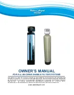 Preview for 1 page of Water Depot ECONO Series Owner'S Manual