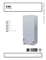 Water Furnace SAH Series Installation Manual preview