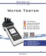 Water I.D. Water Tester User Manual предпросмотр