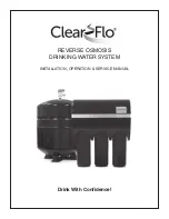 Water Right Clear Flo Installation, Operation & Service Manual preview