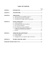 Preview for 2 page of Water Right Clear Flo Installation, Operation & Service Manual