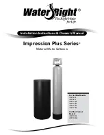 Water Right IMP-1044 Installation Instructions & Owner'S Manual preview