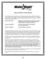 Preview for 29 page of Water Right IMP-844 Installation Instructions And Owner'S Manual