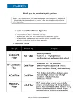 Preview for 2 page of water source FW-560 User Manual