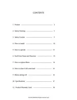 Preview for 3 page of water source FW-560 User Manual