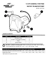 water source WSTPC50 Operating Instructions Manual предпросмотр